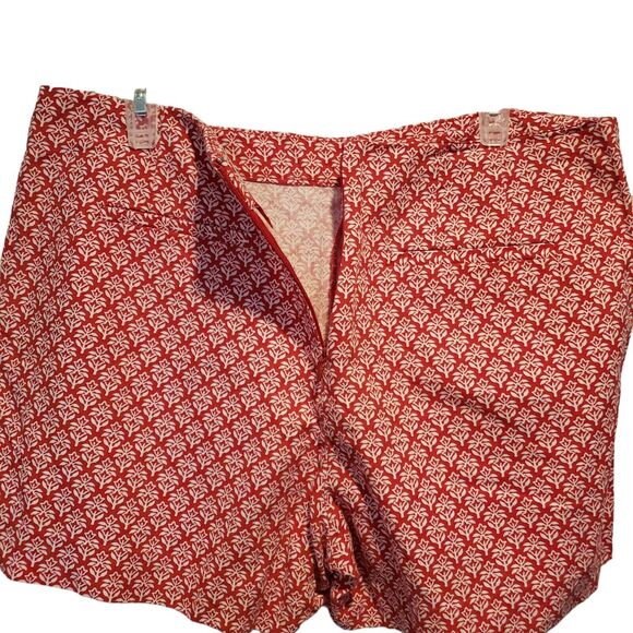Madewell Deck Shorts in Tulip Tree Size 12 Style A1753 Summer linen Blend Floral - Picture 2 of 8